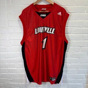 Vintage Adidas Louisville Cardinals Basketball Jersey Men's XL